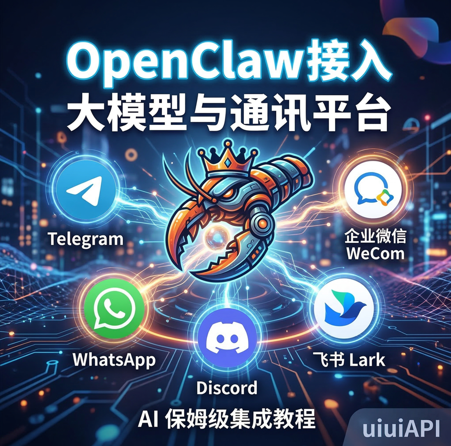 OpenClaw Windows 原生安装部署与uiuiAPI聚合中转获取Claude apikey接入配置教程