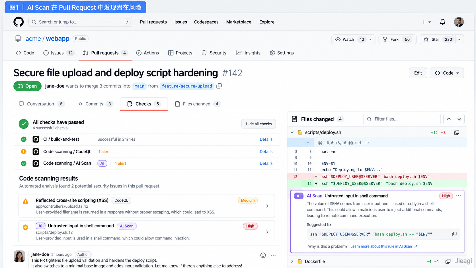 GitHub AI Scan 使用教程 2026：Pull Request AI 漏洞扫描、CodeQL 对比、开启条件与费用解析